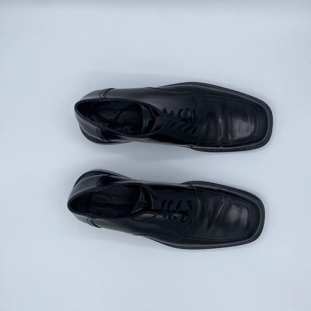 Men’s Dress Shoes Black Leather Size 10 Work Office Wedding